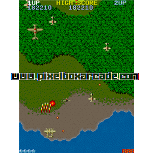 Pixelbox Arcade - 1942 (1984), a Shooter / Flying Vertical game by Capcom