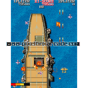 Pixelbox Arcade - 1943 - The Battle of Midway (1987), a Shooter / Flying Vertical game by Capcom