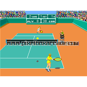 Pixelbox Arcade - Forty-Love (1984), a Sports / Tennis game by Taito Corporation
