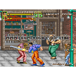 Pixelbox Arcade - 64th. Street - A Detective Story (1991), a Fighter / 2.5D game by Jaleco