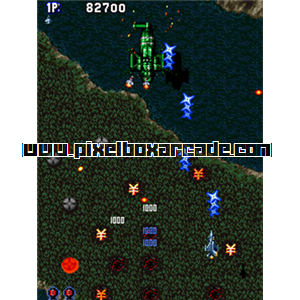 Pixelbox Arcade - Aero Fighters (1992), a Shooter / Flying Vertical game by Video System Co.