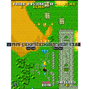 Pixelbox Arcade - Soldier Girl Amazon (1986), a Shooter / Walking game by Nichibutsu
