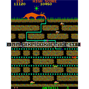 Pixelbox Arcade - Anteater (1982), a Maze game by [Stern] (Tago license)