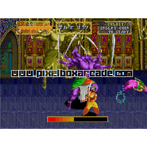 Pixelbox Arcade - Arabian Magic (1992), a Fighter / 2.5D game by Taito Corporation Japan