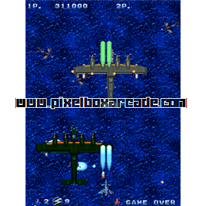 Pixelbox Arcade - Arbalester (1989), a Shooter / Flying Vertical game by Seta