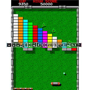 Pixelbox Arcade - Arkanoid (1986), a Ball & Paddle / Breakout game by Taito Corporation Japan