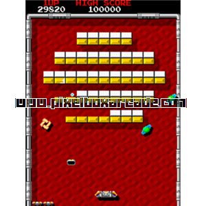 Pixelbox Arcade - Arkanoid - Revenge of DOH (1987), a Ball & Paddle / Breakout game by Taito Corporation Japan