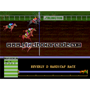 Pixelbox Arcade - Arlington Horse Racing (1991), a Sports / Horse Racing game by Strata/Incredible Technologies