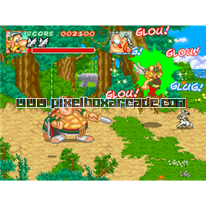 Pixelbox Arcade - Asterix (1992), a Fighter / 2.5D game by Konami