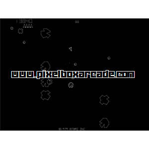 Pixelbox Arcade - Asteroids (1979), a Shooter / Field game by Atari