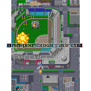Pixelbox Arcade - Asuka & Asuka (1988), a Shooter / Flying Vertical game by Taito Corporation