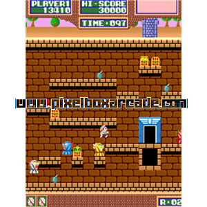 Pixelbox Arcade - Baluba-louk no Densetsu (1986), a Platform / Run Jump game by Able Corp, Ltd.
