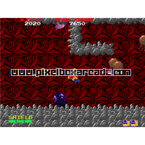 Pixelbox Arcade - Baraduke (1985), a Shooter / Flying Horizontal game by Namco