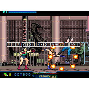 Pixelbox Arcade - Battlecry (1991), a Fighter / 2D game by Home Data
