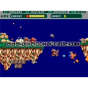 Pixelbox Arcade - Battle Chopper (1987), a Shooter / Flying game by Irem