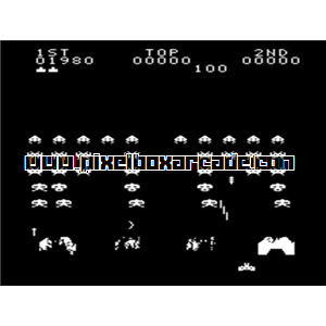 Pixelbox Arcade - Beam Invader (0101), a Shooter / Gallery game by Tekunon Kougyou