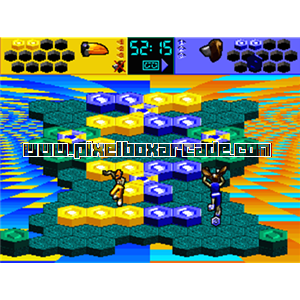 Pixelbox Arcade - BeatHead (1993), a Platform / Run Jump game by Atari Games