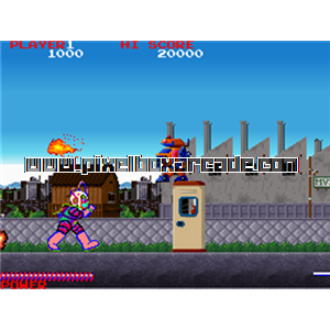 Pixelbox Arcade - Beraboh Man (1988), a Platform / Fighter Scrolling game by Namco