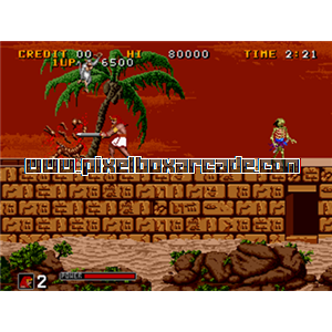 Pixelbox Arcade - Big Karnak (1991), a Platform / Fighter Scrolling game by Gaelco
