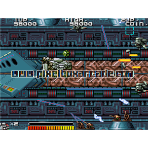 Pixelbox Arcade - Bio-ship Paladin (1990), a Shooter / Flying Horizontal game by UPL (American Sammy license)