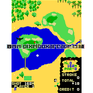 Pixelbox Arcade - Birdie King 2 (1983), a Sports / Golf game by Taito Corporation