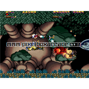 Pixelbox Arcade - Black Heart (1991), a Shooter / Flying Horizontal game by UPL