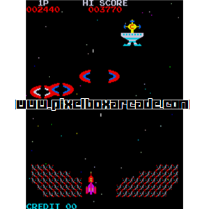 Pixelbox Arcade - Black Hole (1981), a Shooter / Gallery game by TDS