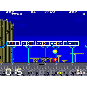 Pixelbox Arcade - Black Panther (1987), a Platform / Fighter Scrolling game by Konami