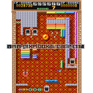 Pixelbox Arcade - Block Block (1991), a Ball & Paddle / Breakout game by Capcom