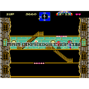 Pixelbox Arcade - Bogey Manor (0101), a Platform / Fighter game by Technos Japan