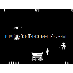 Pixelbox Arcade - Boot Hill (1977), a Shooter / Versus game by Midway
