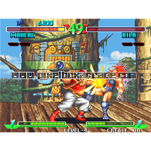 Pixelbox Arcade - Breakers (1996), a Fighter / Versus game by Visco