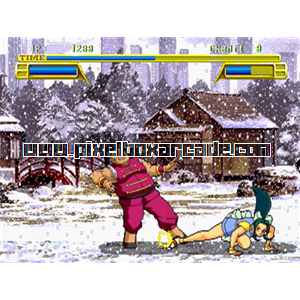 Pixelbox Arcade - Burning Rival (1992), a Fighter / Versus game by Sega