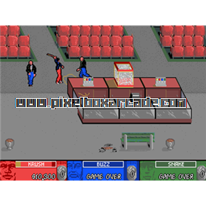 Pixelbox Arcade - Brute Force (1991), a Fighter / Field game by Leland Corp.