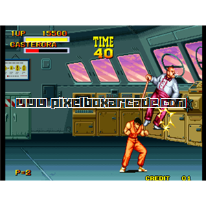 Pixelbox Arcade - Burning Fight (1991), a Fighter / 2.5D game by SNK