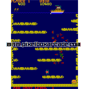 Pixelbox Arcade - Calipso (1982), a Maze / Shooter Small game by [Stern] (Tago license)