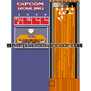 Pixelbox Arcade - Capcom Bowling (1988), a Sports / Bowling game by Incredible Technologies
