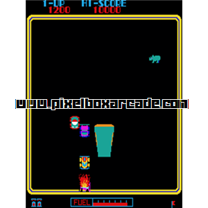 Pixelbox Arcade - Car Jamboree (1983), a Driving game by Omori Electric Co., Ltd.