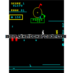 Pixelbox Arcade - Carnival (1980), a Shooter / Gallery game by Sega