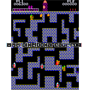 Pixelbox Arcade - Cavelon (1983), a Maze / Shooter Large game by Jetsoft