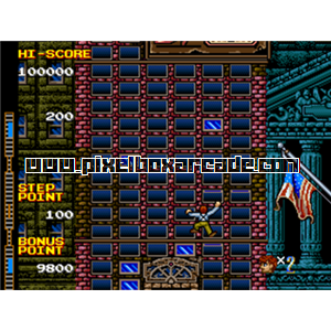 Pixelbox Arcade - Crazy Climber 2 (1988), a Climbing game by Nichibutsu
