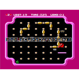 Pixelbox Arcade - Vs. Clu Clu Land (1984), a Puzzle / Maze game by Nintendo