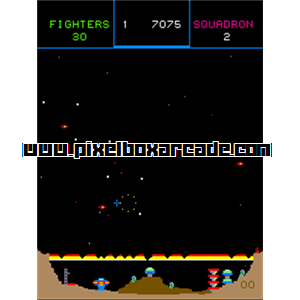 Pixelbox Arcade - Colony 7 (1981), a Shooter / Command game by Taito