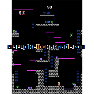 Pixelbox Arcade - Complex X (1984), a Platform / Shooter game by Taito America Corporation