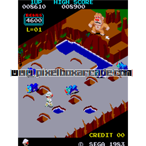 Pixelbox Arcade - Congo Bongo (1983), a Platform / Run Jump game by Sega