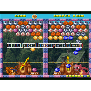 Pixelbox Arcade - Cookie and Bibi 2 (1996), a Puzzle / Toss game by SemiCom