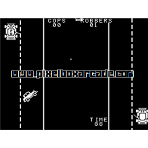 Pixelbox Arcade - Cops'n Robbers (1976), a Shooter / Versus game by Atari