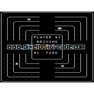 Pixelbox Arcade - Crash (1979), a Maze / Driving game by Exidy