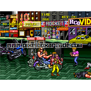 Pixelbox Arcade - The Combatribes (1990), a Fighter / 2.5D game by Technos