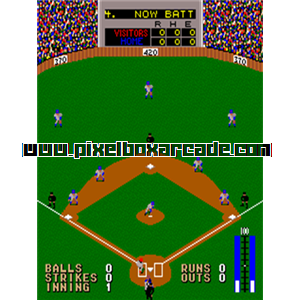 Pixelbox Arcade - Curve Ball (1984), a Sports / Baseball game by Mylstar